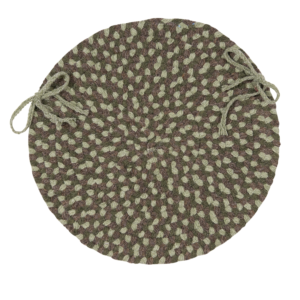 Boston Common - Moss Green Chair Pad (single). Picture 1