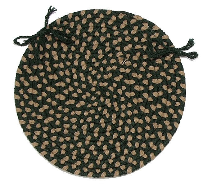 Brook Farm - Winter Green Chair Pad (single). Picture 1