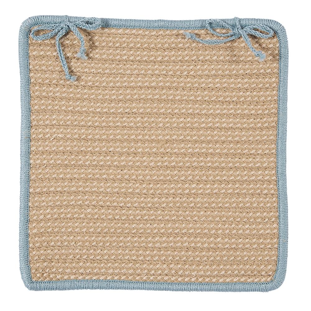Boat House - Light Blue Chair Pad (single). Picture 1