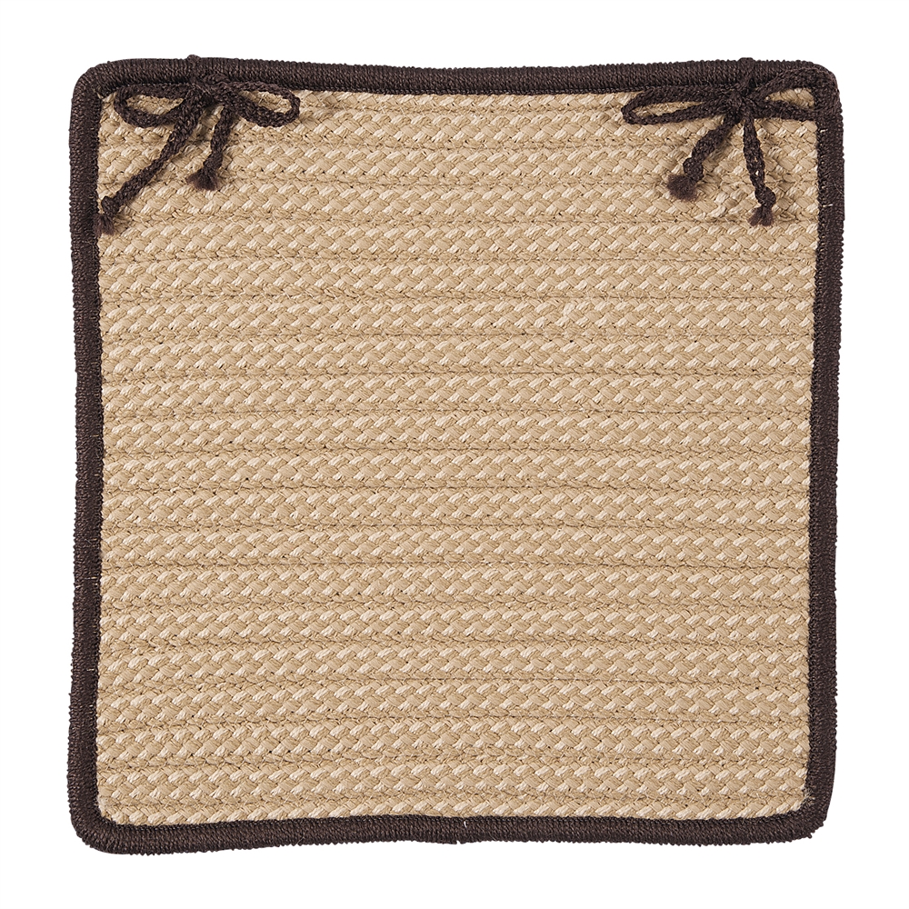 Boat House - Brown Chair Pad (single). Picture 1