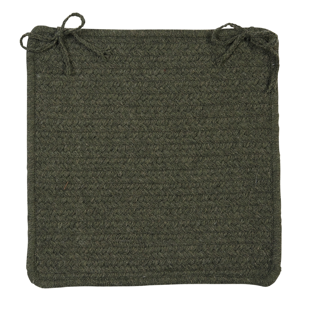 Courtyard - Olive Chair Pad (single). Picture 1