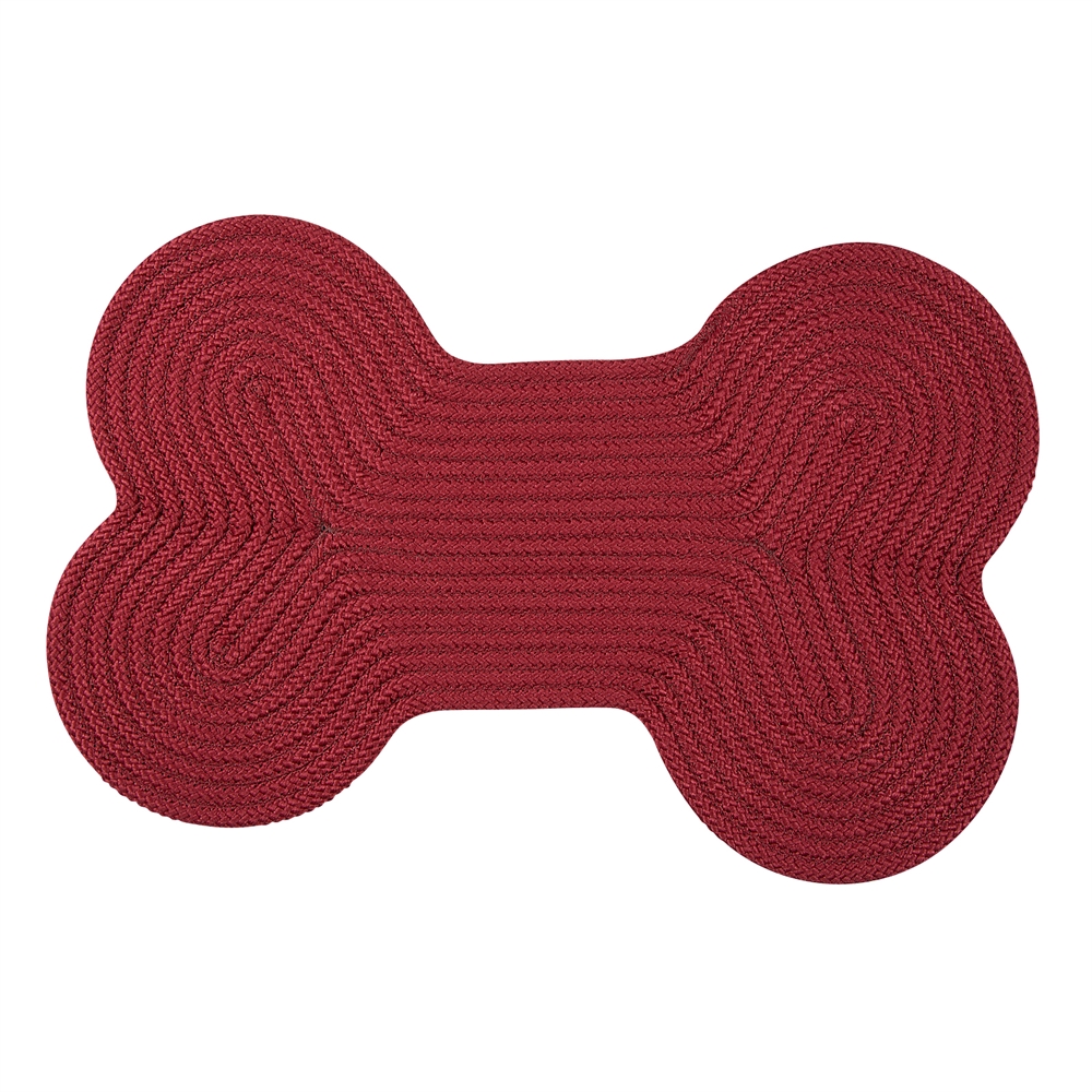 Simply Home Solid Pouf Red 20"x20"x11". Picture 1