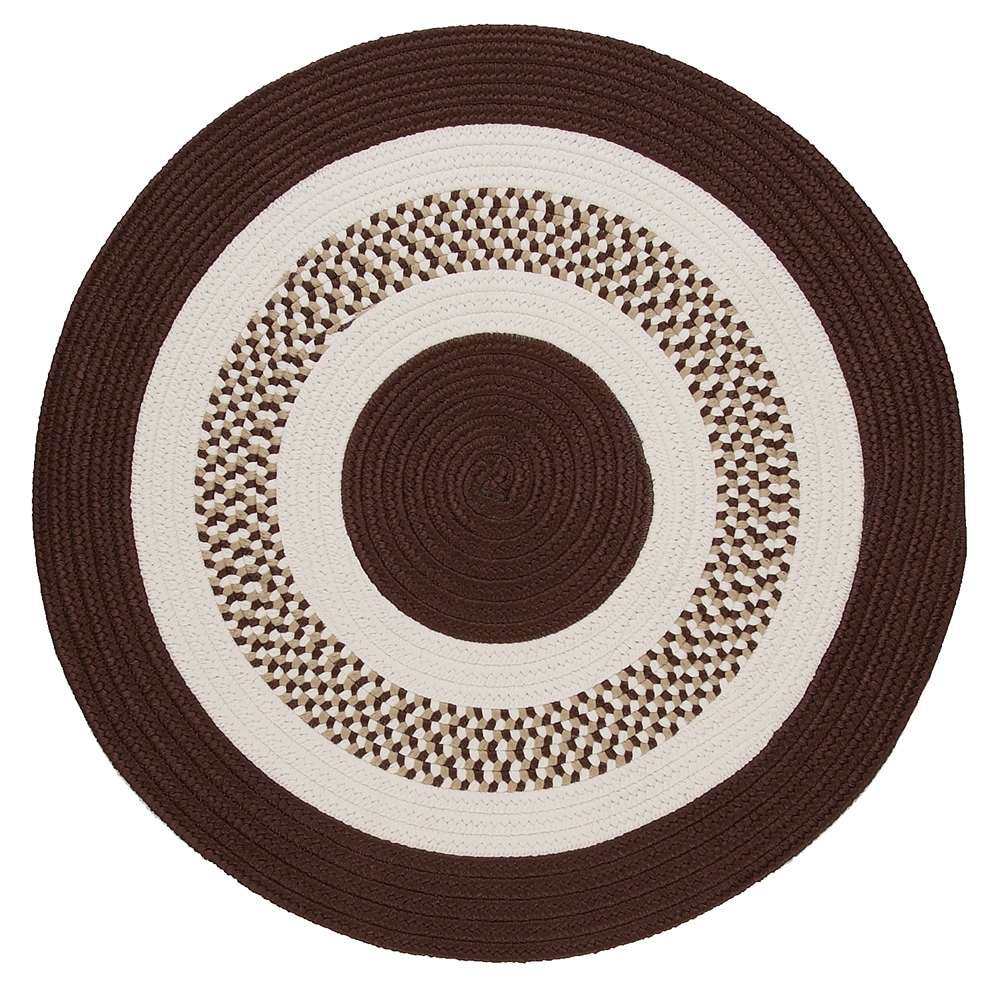 Flowers Bay - Brown 8' round. Picture 1