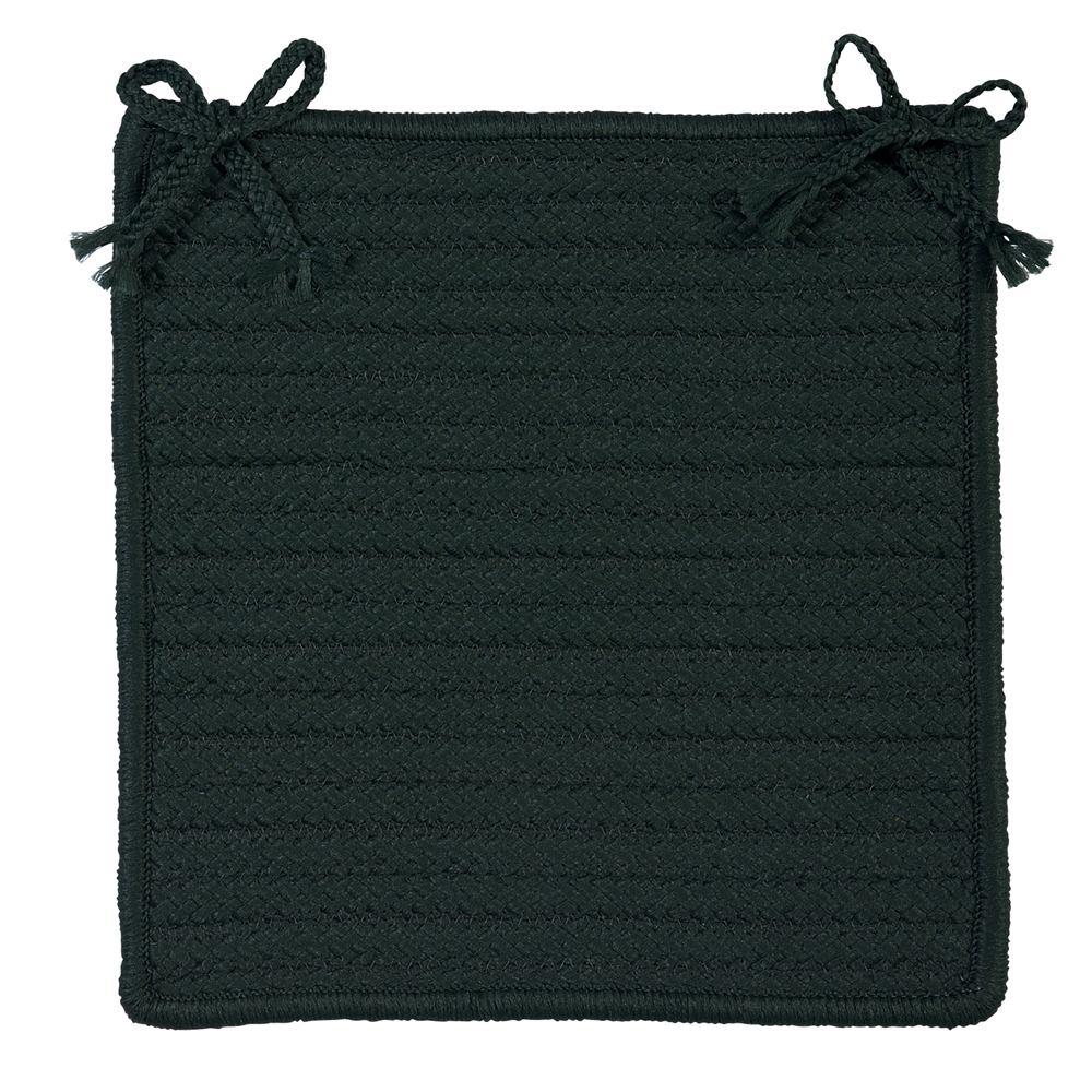 Simply Home Solid - Dark Green Chair Pad (set 4). The main picture.