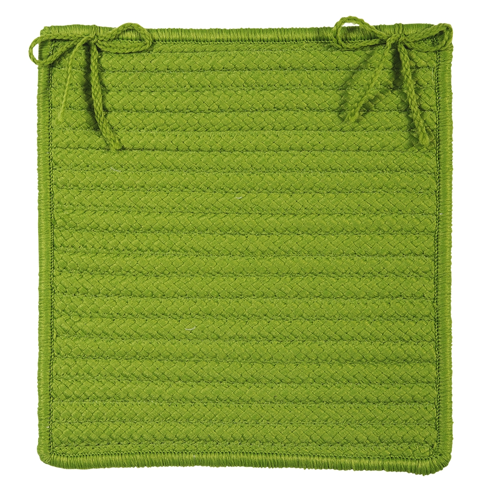 Simply Home Solid - Bright Green Chair Pad (single). The main picture.