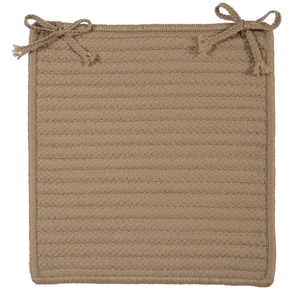 Simply Home Solid - Cuban Sand Chair Pad (set 4). Picture 1