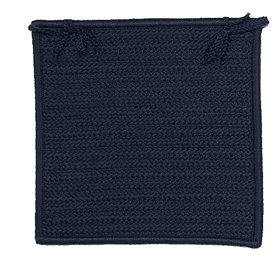 Simply Home Solid - Navy Chair Pad (single). Picture 1