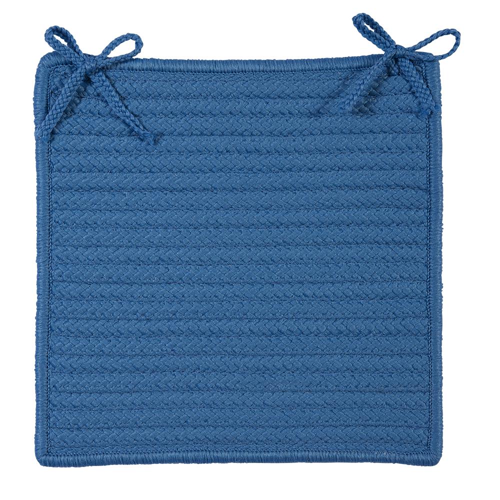 Simply Home Solid - Blue Ice Chair Pad (set 4). Picture 2
