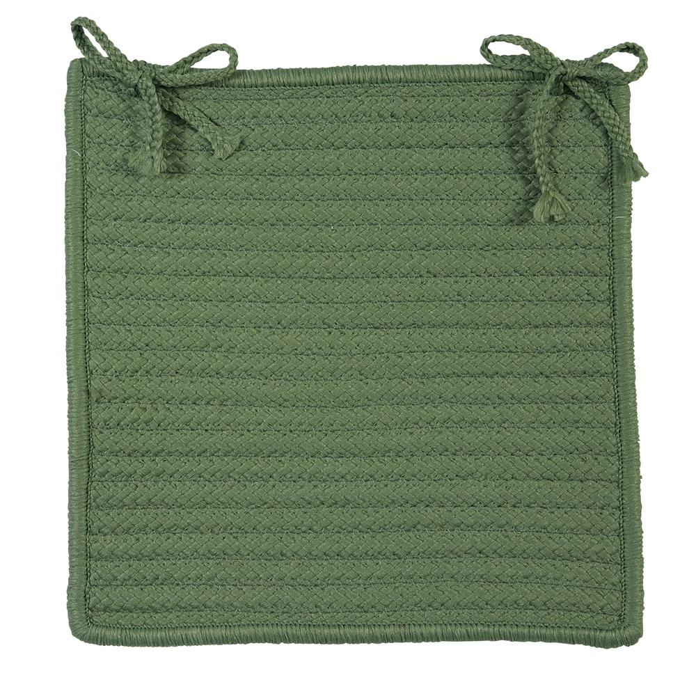 Simply Home Solid - Moss Green Chair Pad (set 4). Picture 2