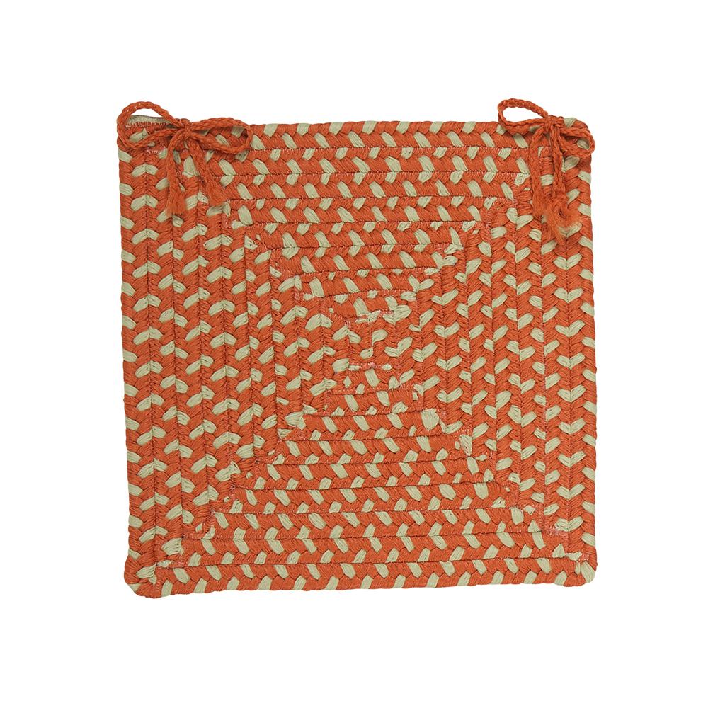 Montego - Tangerine Chair Pad (single). Picture 2