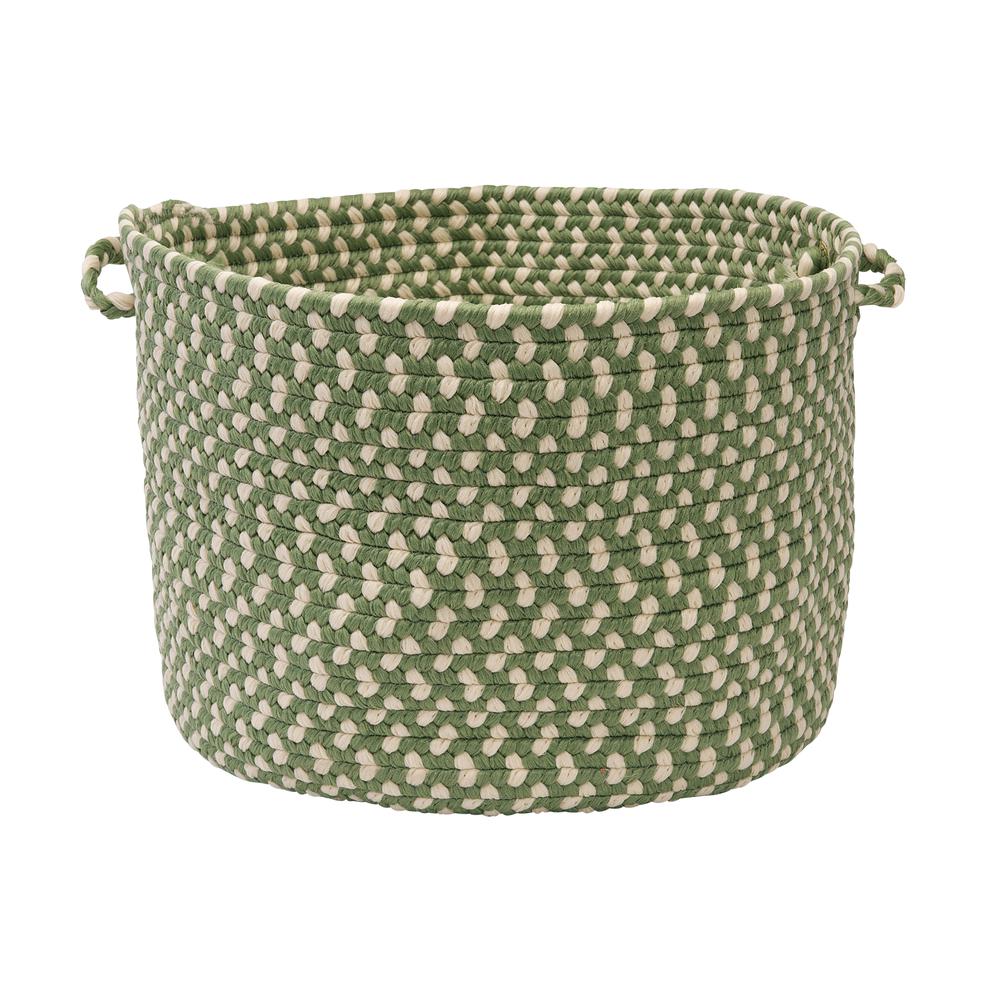 Montego- Lily Pad Green 14"x10" Utility Basket. Picture 2