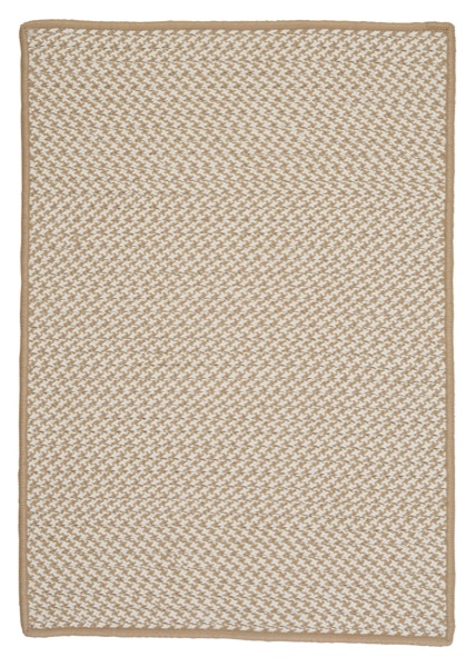 Outdoor Houndstooth Tweed - Cuban Sand 3'x5'. Picture 1