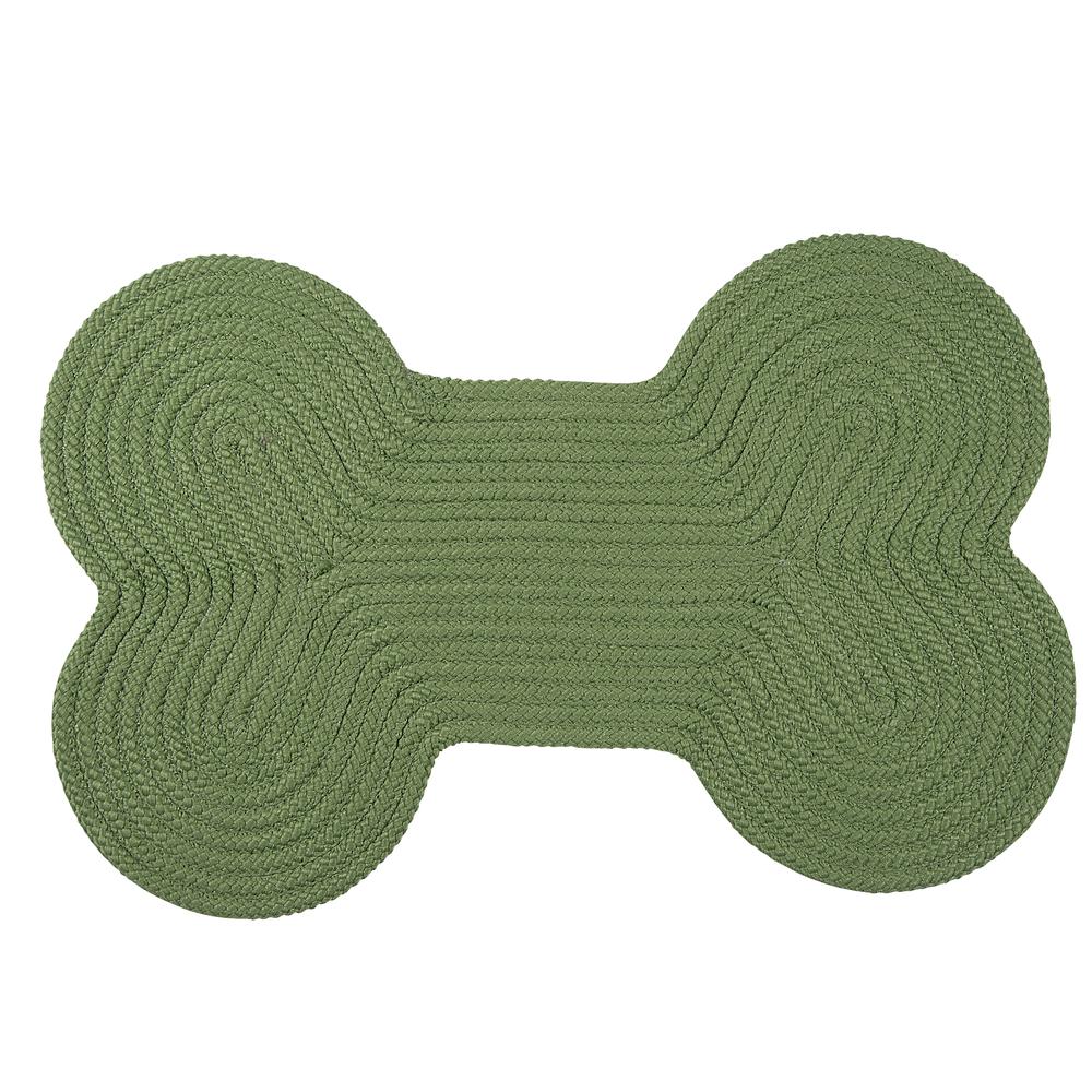 Dog Bone Solid - Moss Green 18"x30". Picture 2