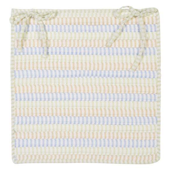Ticking Stripe- Starlight Chair Pad (single). Picture 1