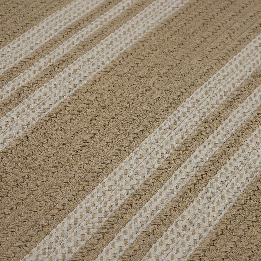 Sunbrella Southport Stripe - Wheat sample Swatch. Picture 1
