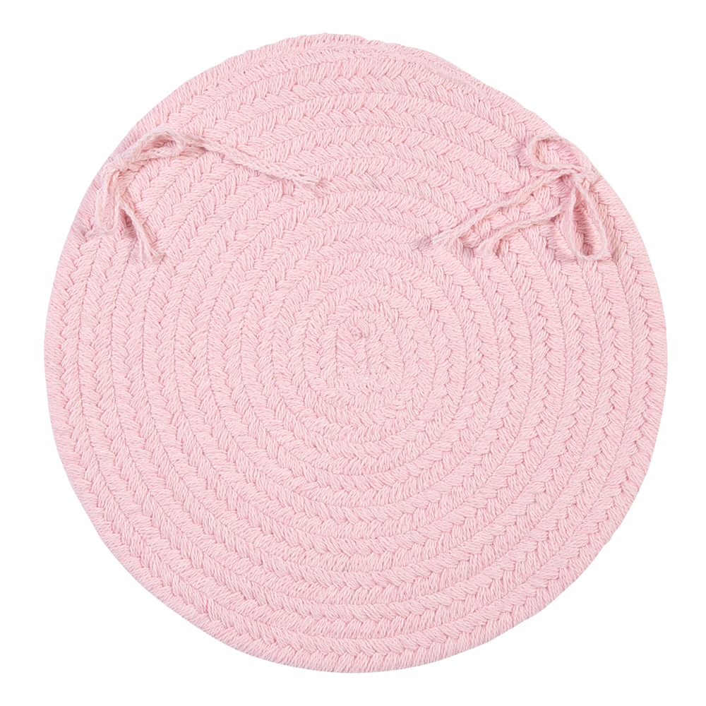 Bristol - Blush Pink Chair Pad (single). Picture 1