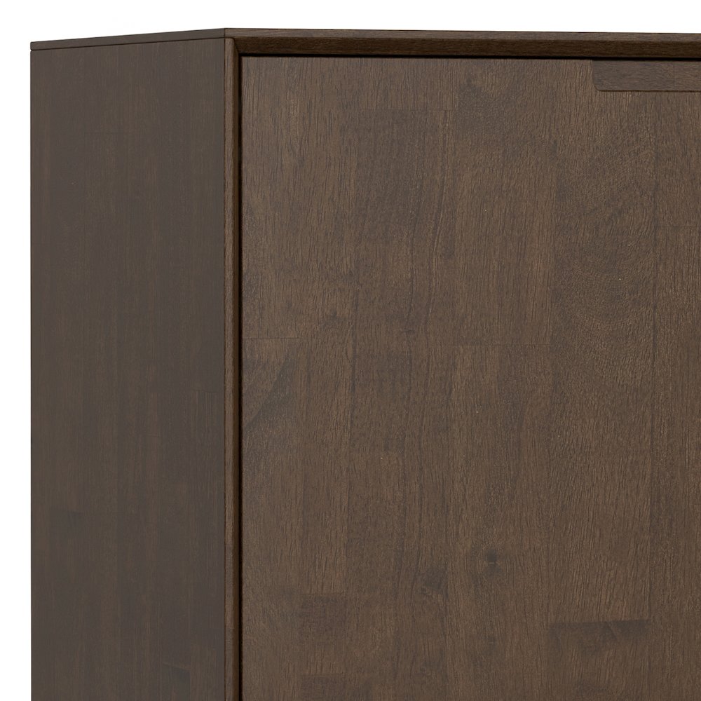 Banting Solid Hardwood 2 Door Sideboard Buffet In Walnut Brown. Picture 2