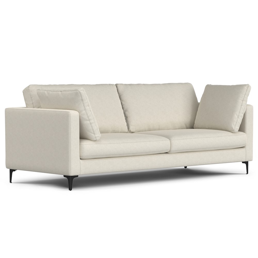 Ava 90-Inch Sofa And Ottoman Set In Tightly Woven Performance Fabric. Picture 4