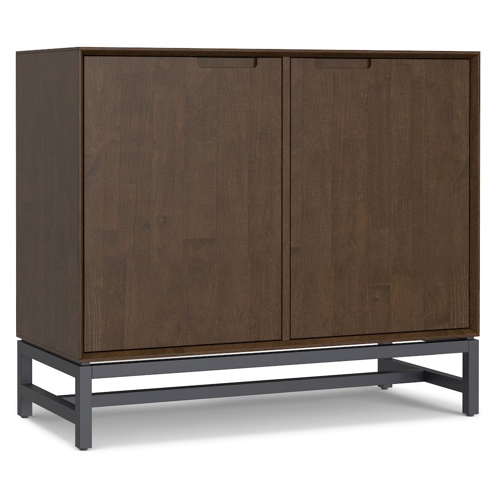 Banting Solid Hardwood 2 Door Sideboard Buffet In Walnut Brown. Picture 1