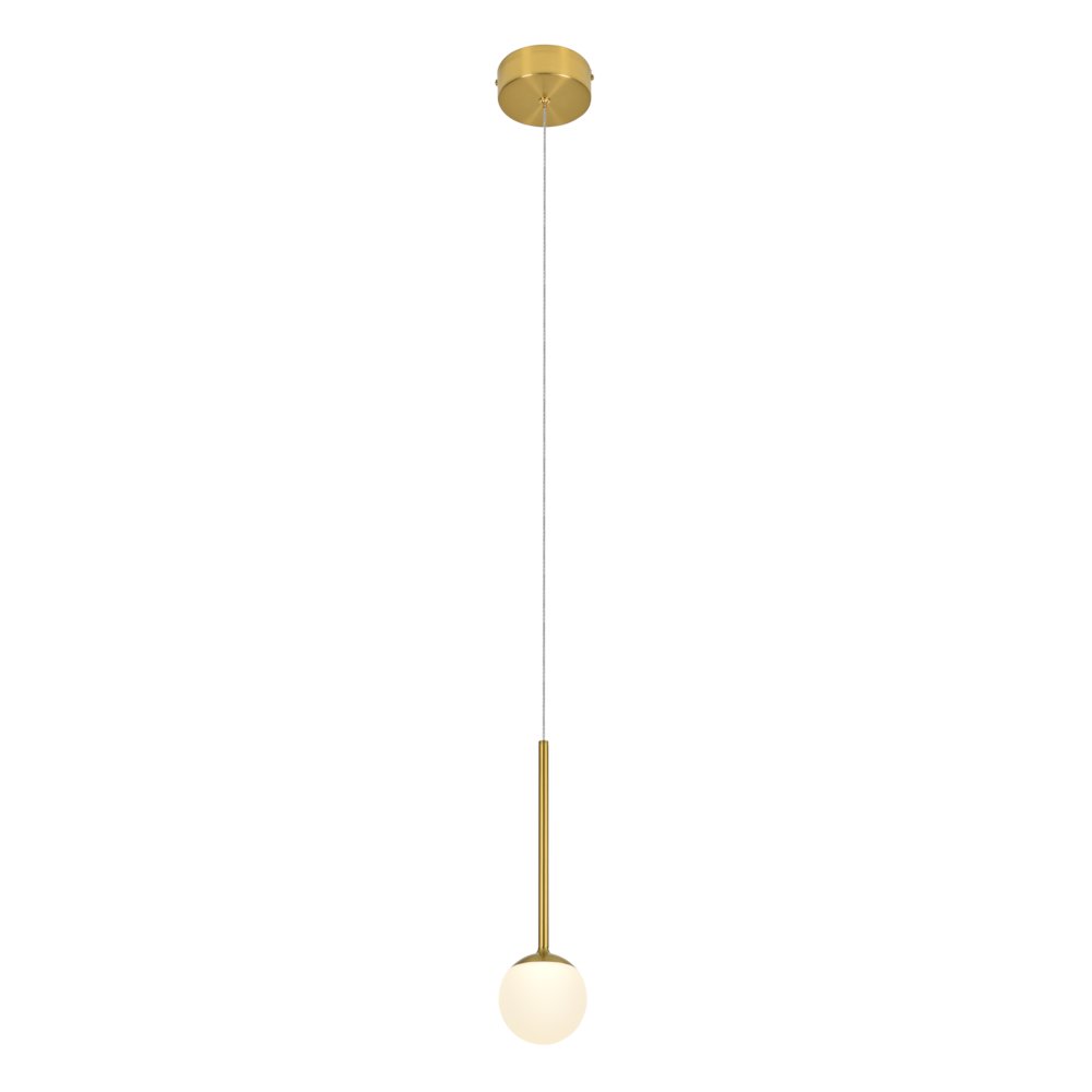 1-Light Integrated LED Height Adjustable Pendant Lighting. Picture 3