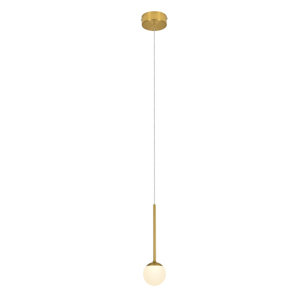 1-Light Integrated LED Height Adjustable Pendant Lighting. Picture 5