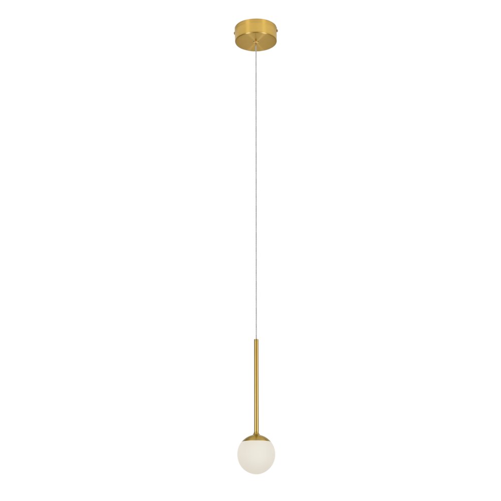 1-Light Integrated LED Height Adjustable Pendant Lighting. Picture 6