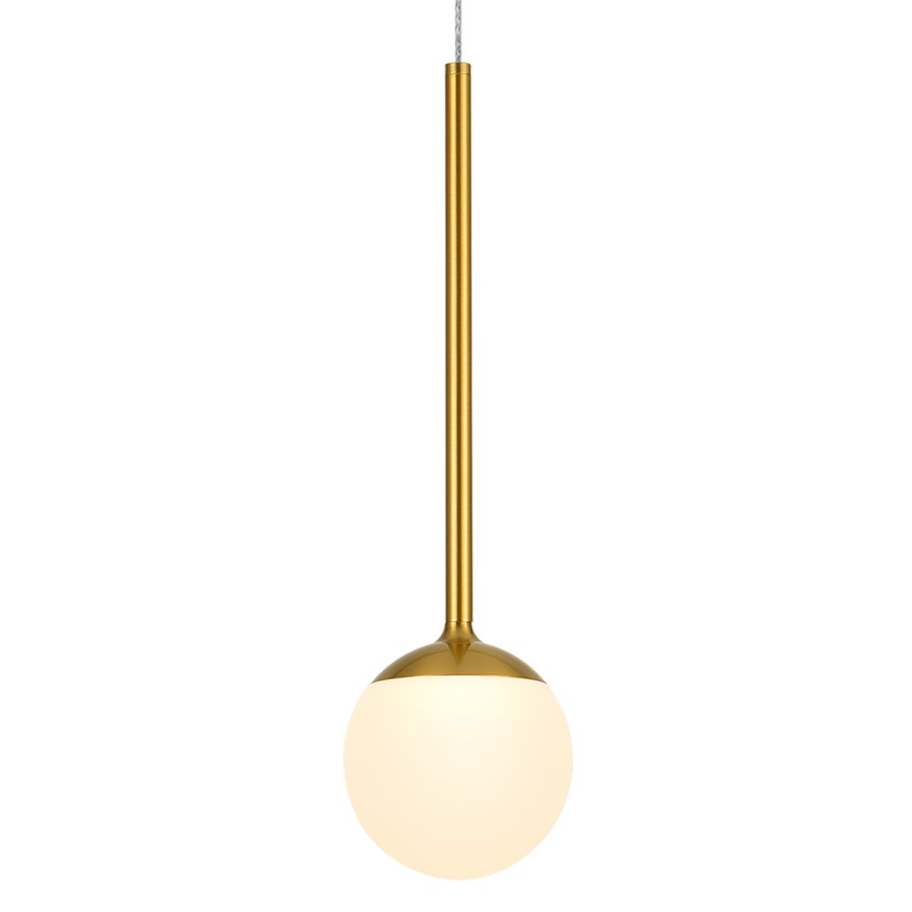 1-Light Integrated LED Height Adjustable Pendant Lighting. Picture 10