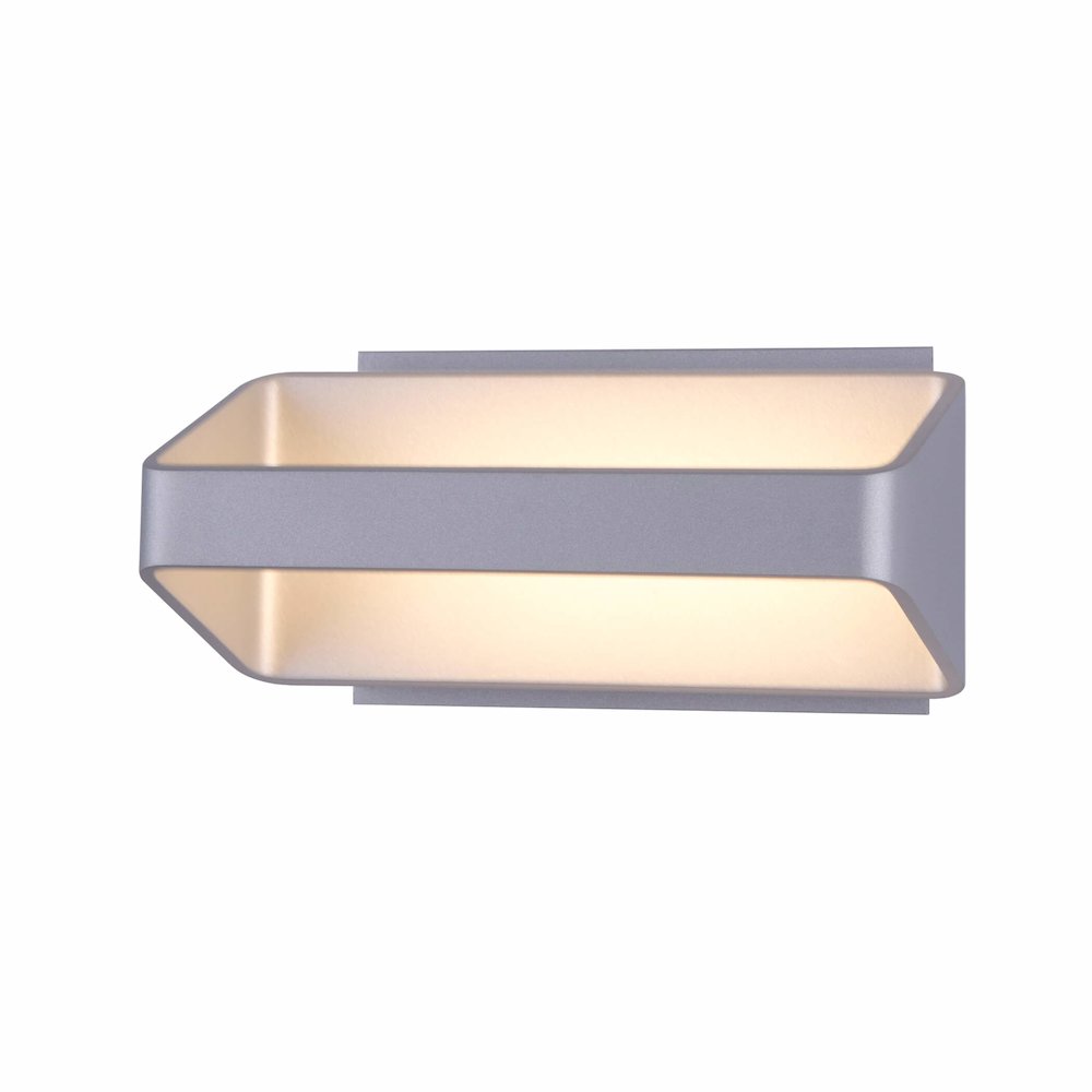 Up-Down integrated LED Wall Sconce Light in Silver. Picture 6