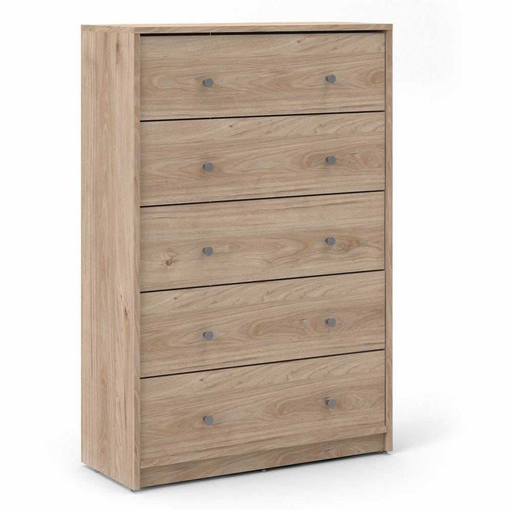 Portland 5 Drawer Chest, Jackson Hickory. Picture 1
