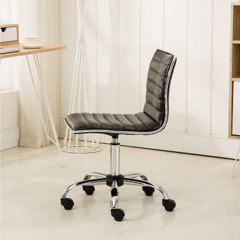 Fremo Chromel Contemporary Office Chair, Black. Picture 4