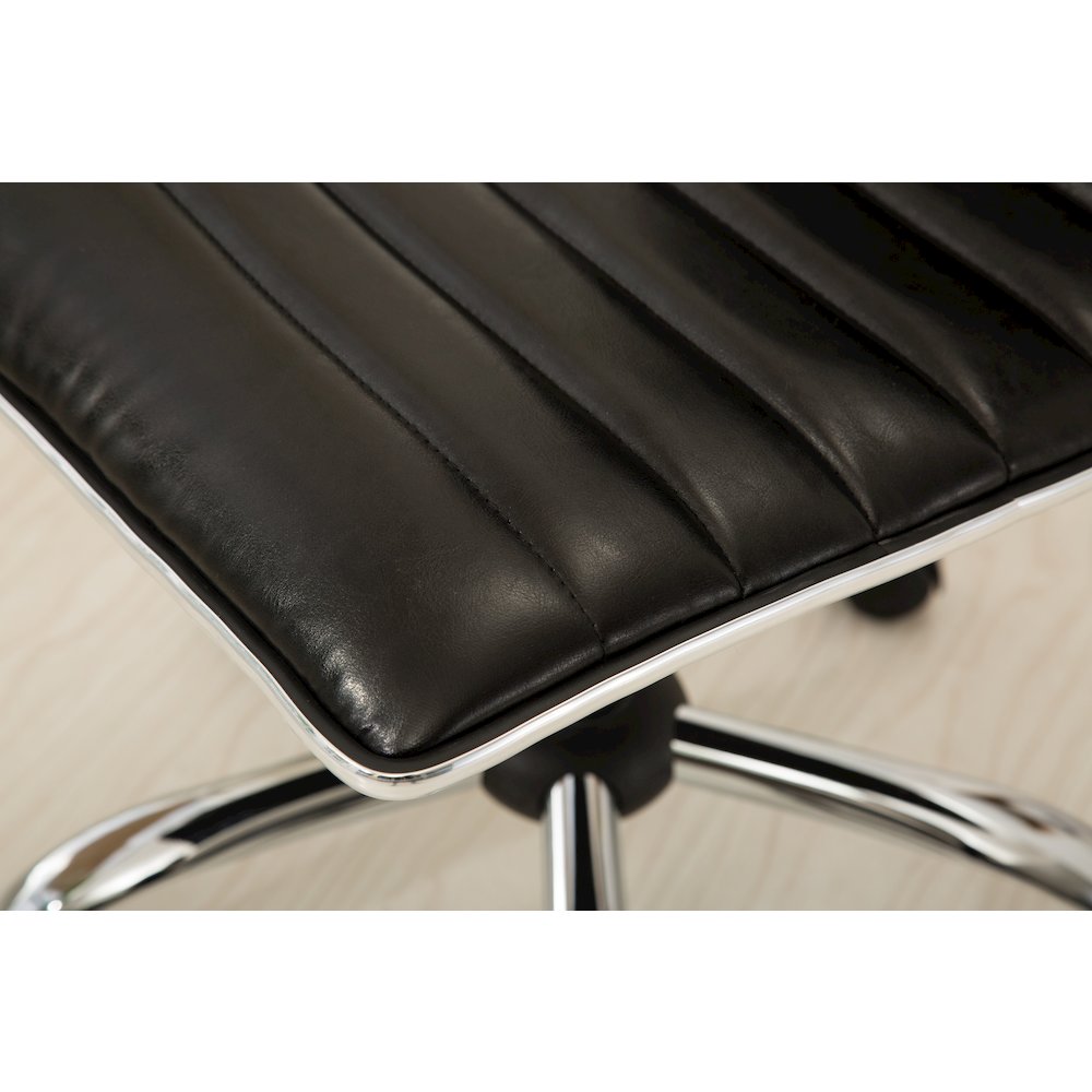 Fremo Chromel Contemporary Office Chair, Black. Picture 7