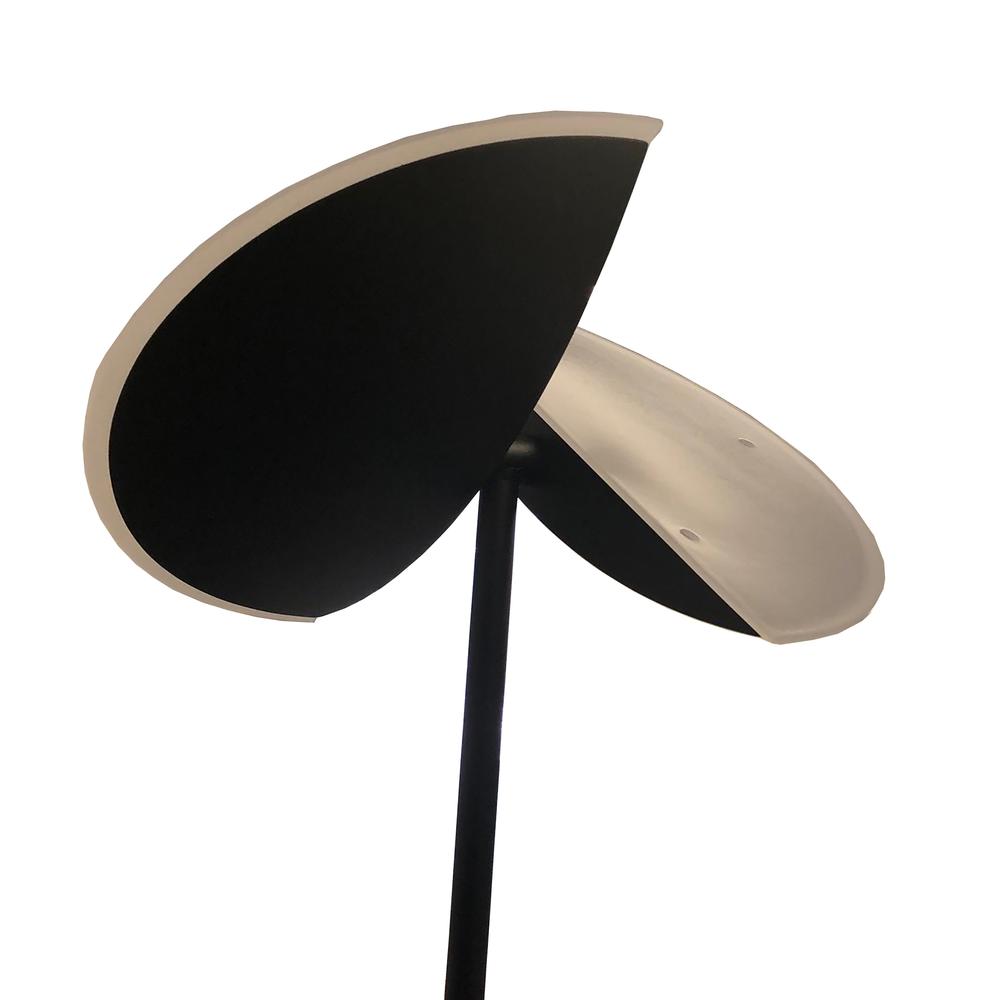 72 In Vega Dual Led Torchiere Satin White Floor Lamp. Picture 2