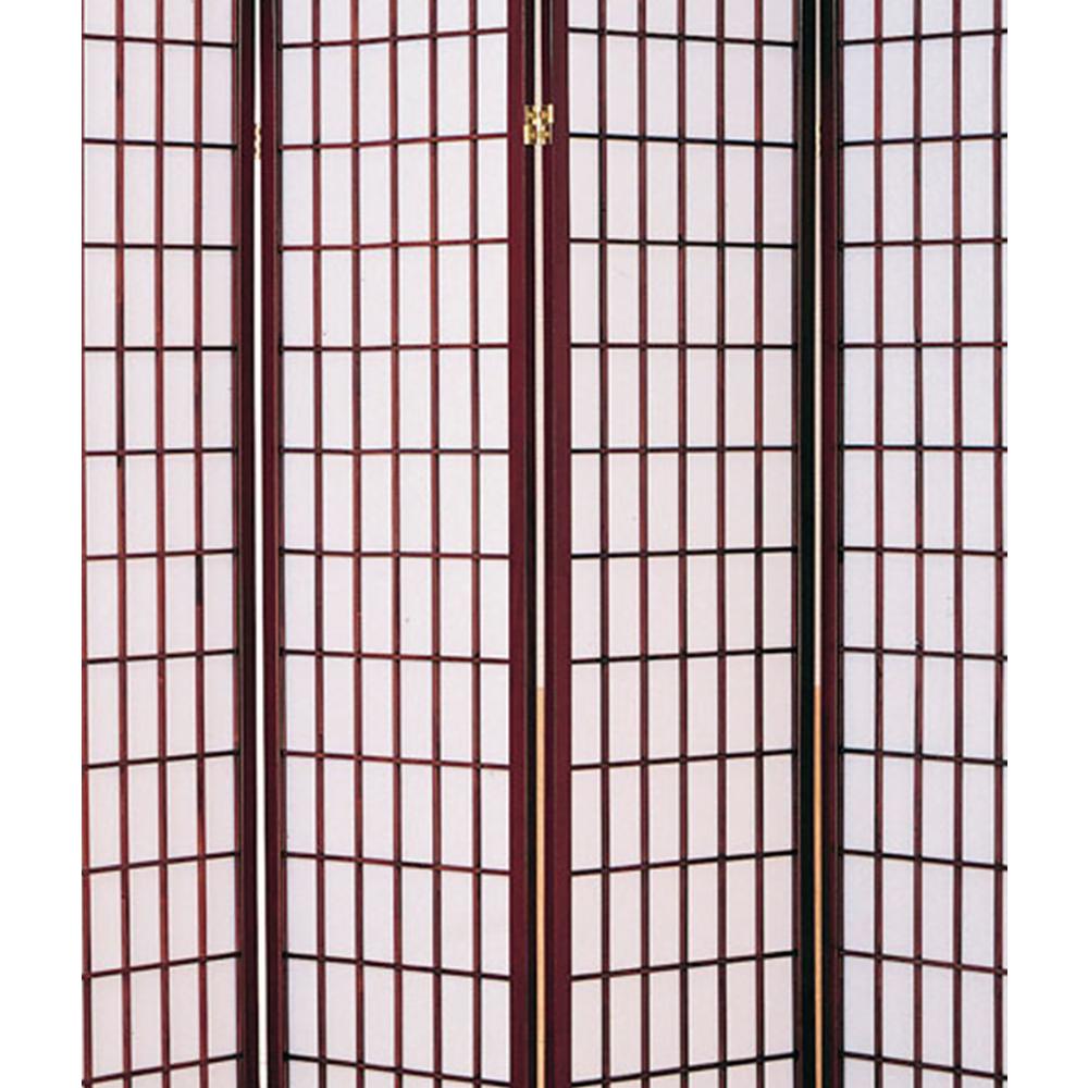 4-Panel Room Divider - Cherry. The main picture.