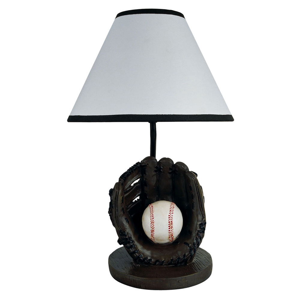 15"H Baseball Accent Table Lamp. Picture 1