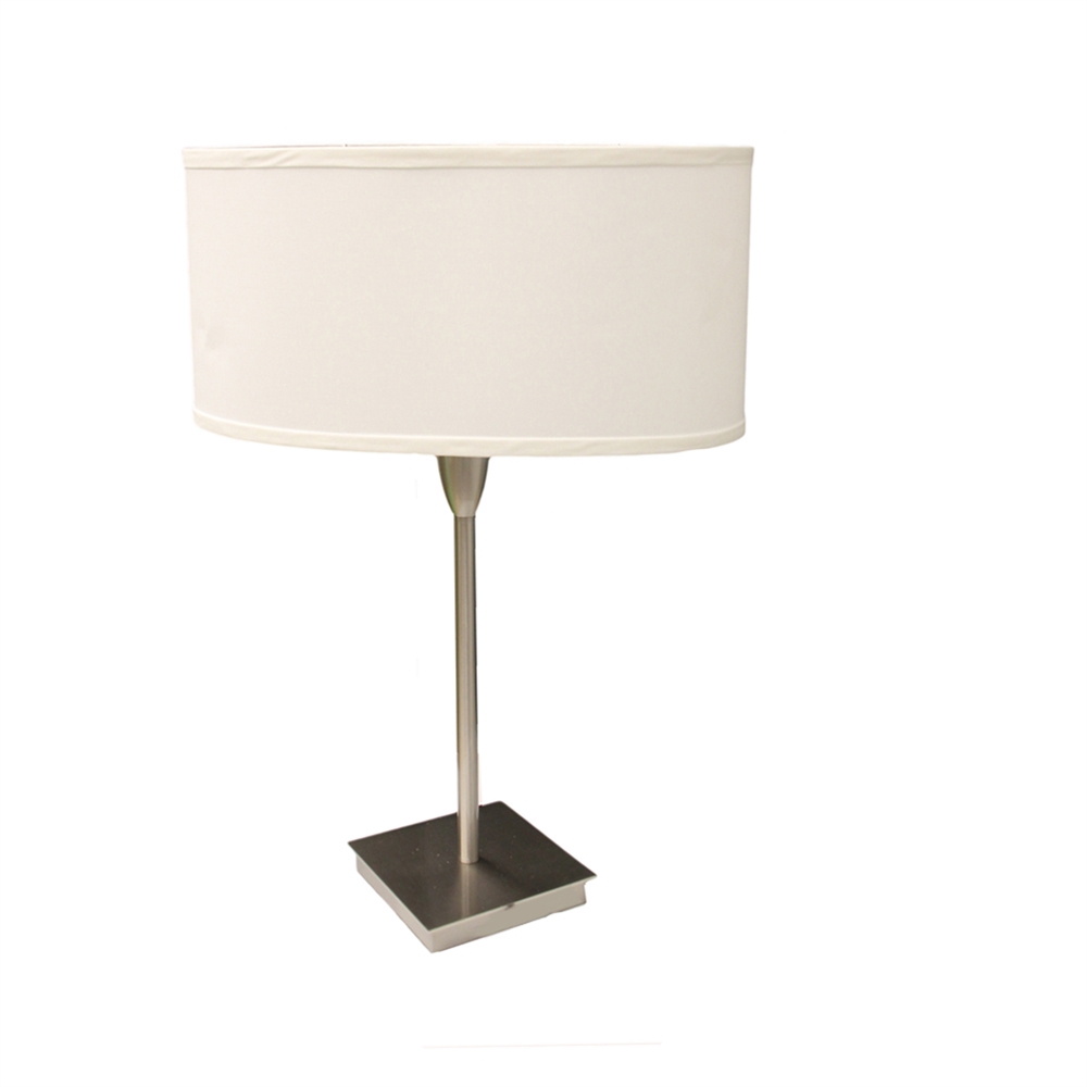 28"H Oval Shade Accent Table Lamp. Picture 1