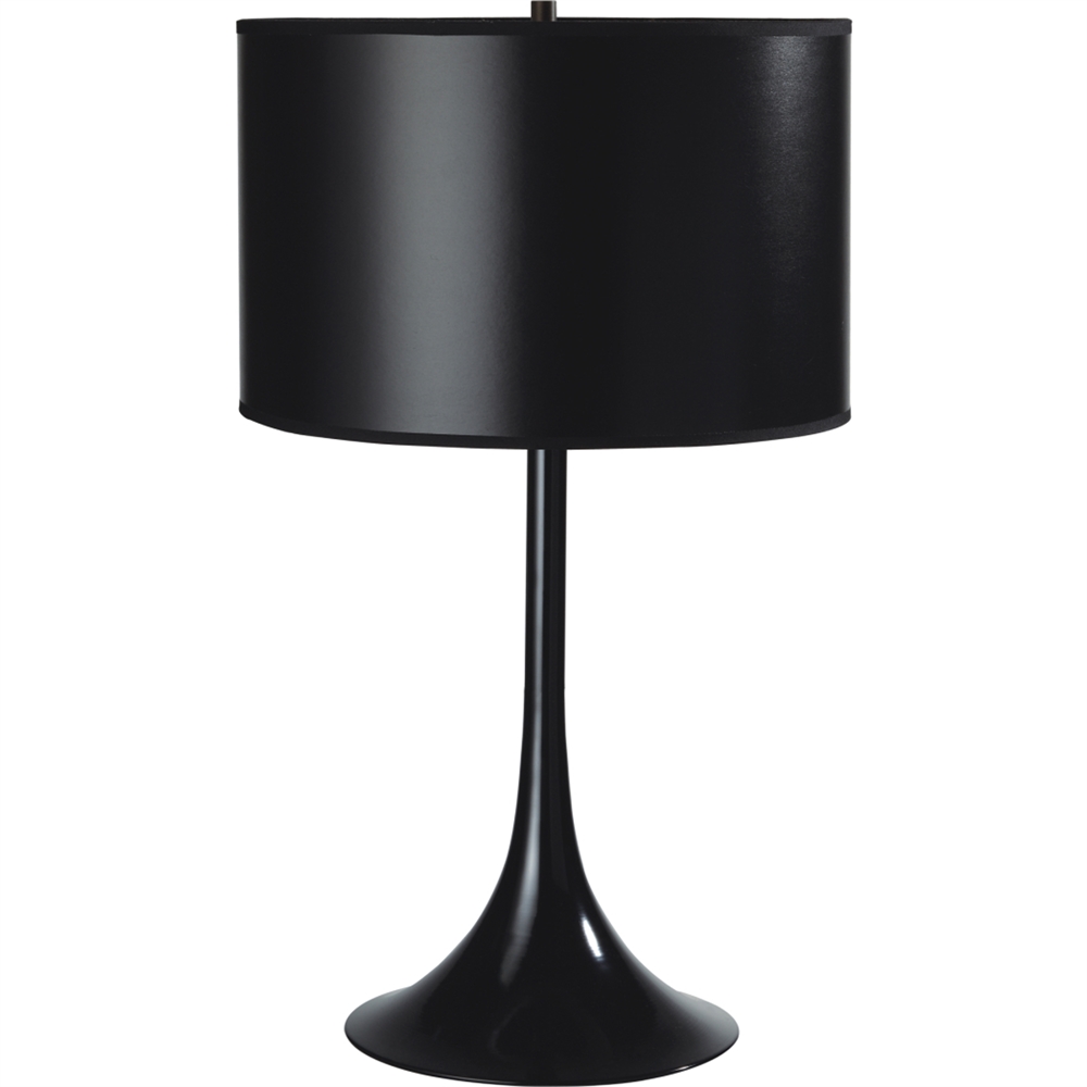 Black Metal Table Lamp. Picture 1