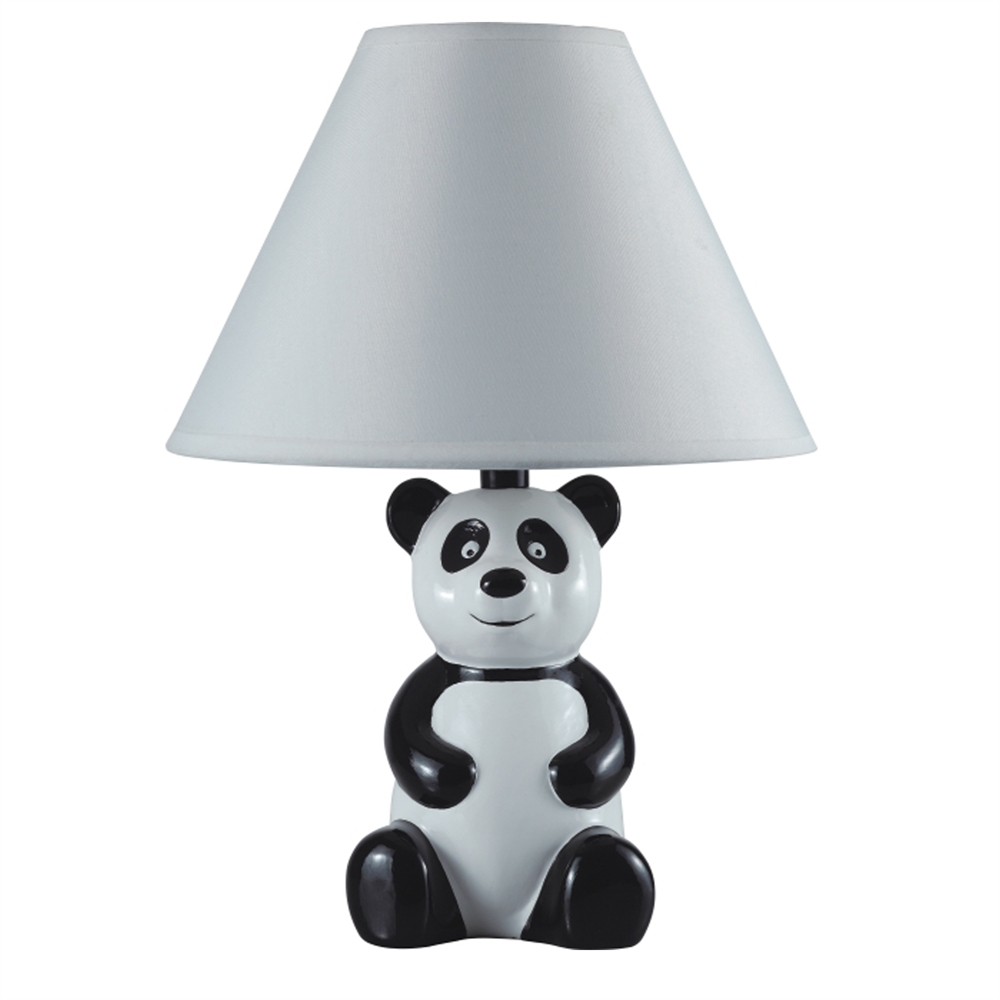 14"H Panda Kid's Table Lamp. Picture 1