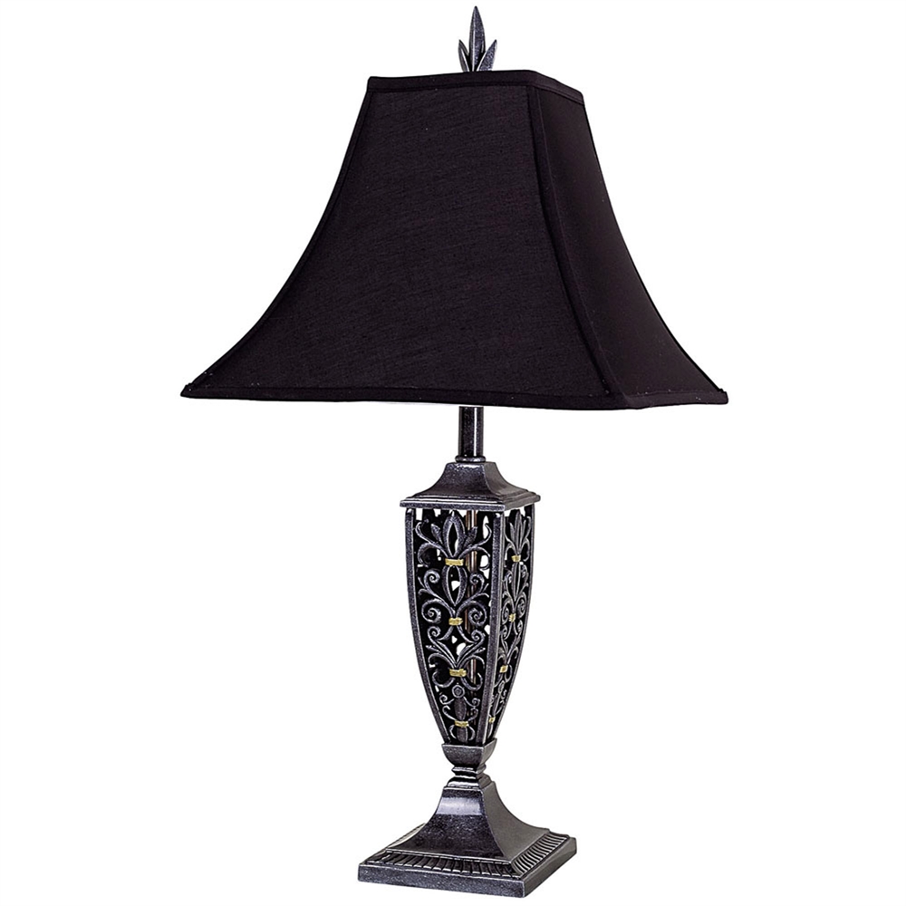 30" Table Lamp - Antique Black. Picture 1