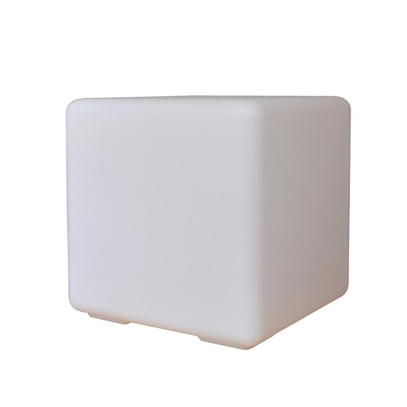 12 In Led Multi-Color Cube Lamp. Picture 1