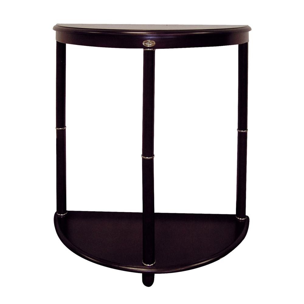 Crescent End Table - Cherry (26"). Picture 1