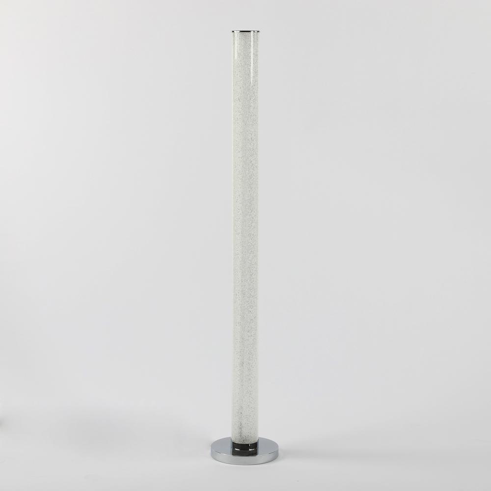 49" In 12V-360Pcs Led Illuminari White Crystal Sandrocks Column Floor Lamp. Picture 2