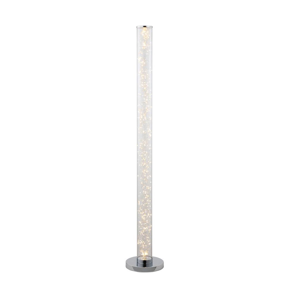 49" In 12V-360Pcs Exposed Rope Led Minari Clear Column Floor Lamp. Picture 1