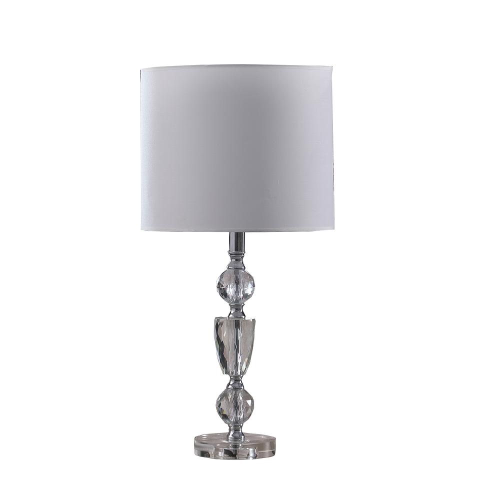 23.5" In Cale Cut-Crystal Modern Table Lamp. Picture 1