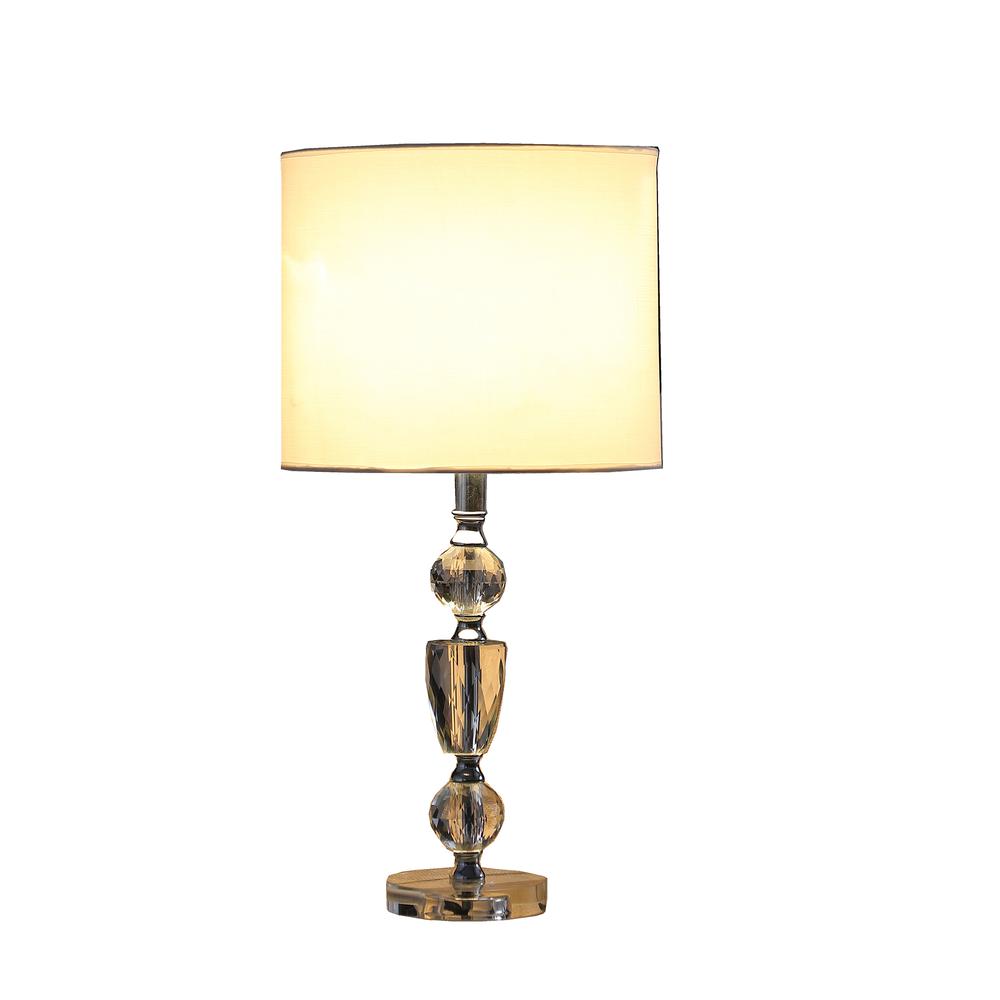 23.5" In Cale Cut-Crystal Modern Table Lamp. Picture 2