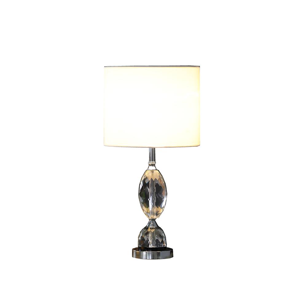 23.75" In Georgia Pear Cut-Crystal Modern Table Lamp. Picture 2