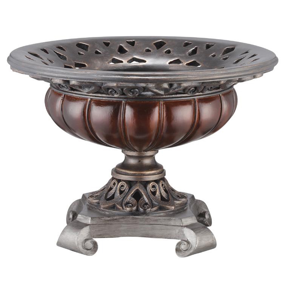 12"H Roman Bronze Collection -Decorative Bowl. Picture 1