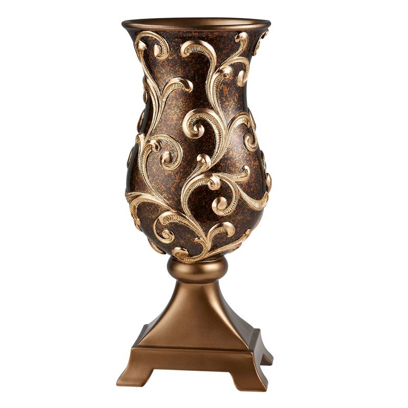 19.75" Odysseus Baroque Décor Vase. Picture 1