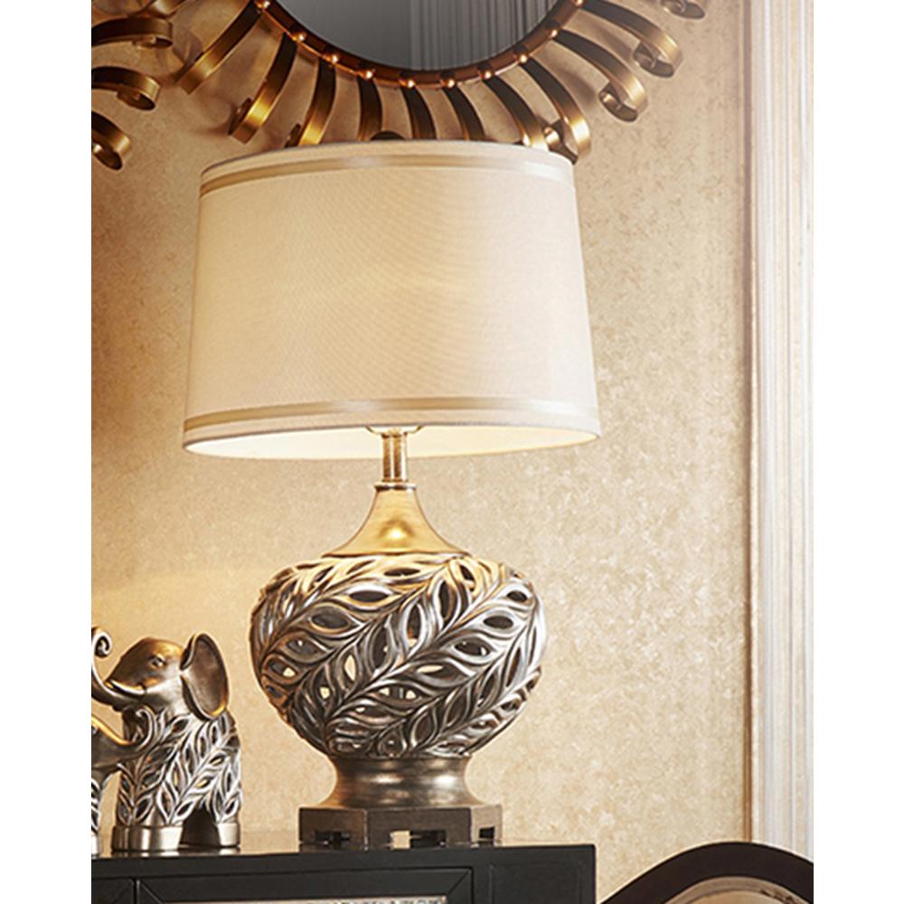 28.75" Kiara Silver Table Lamp. Picture 2