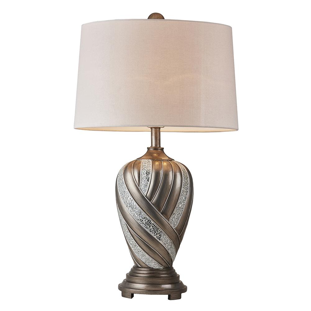 29.75 In Kairavi Silver Table Lamp. Picture 1