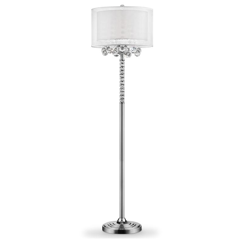 62.5" Moiselle Crystal Floor Lamp. Picture 1
